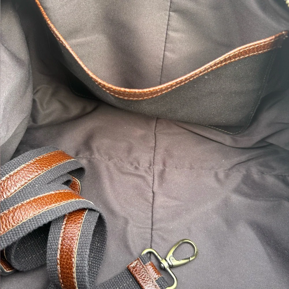 Anonimo Fiorentino Leather Travel Bag Brown Made In Italy